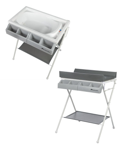 Bebeconfort Baltic Foldable Changing Unit from Birth - Mist Gray