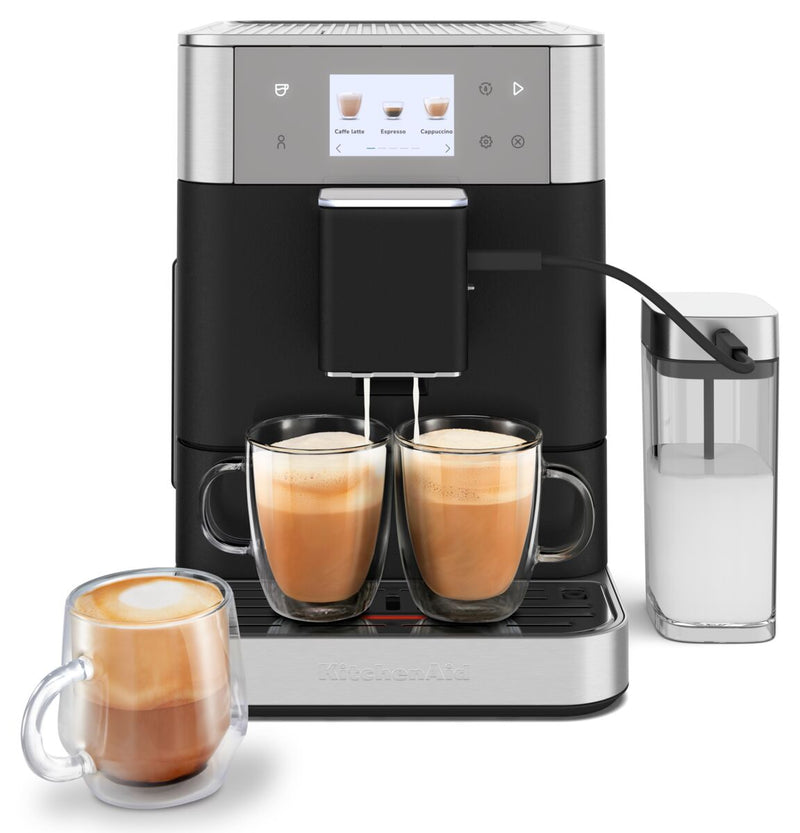 KitchenAid Fully Automatic Espresso Machine KF7 - Cast Iron Black