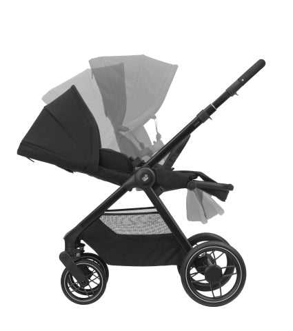 Maxi-Cosi Oxford+ Stroller with Carrycot From Birth - Twillic Black