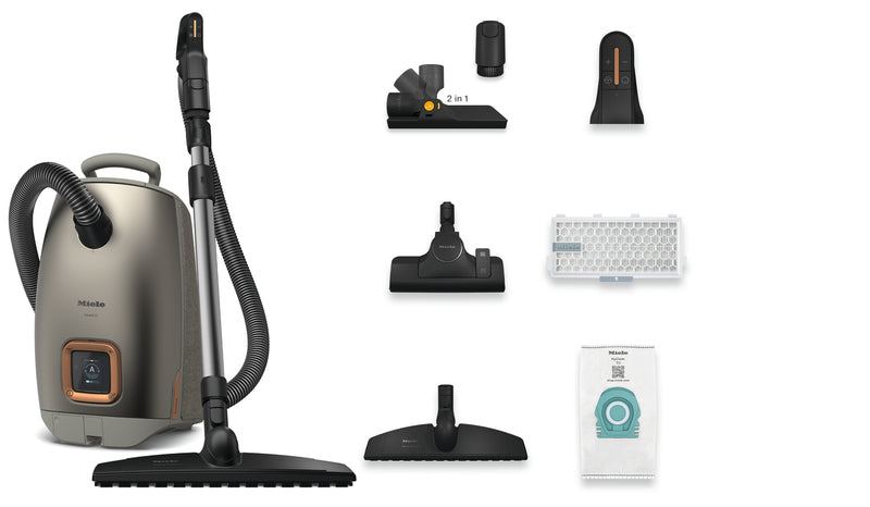 Miele Guard L1 Comfort XL Cylinder Vacuum Cleaner, Titanium Pearl