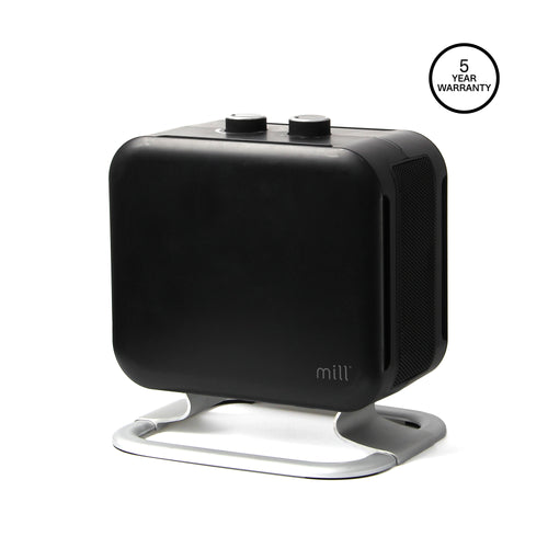 Mill Compact Fan Heater Black
