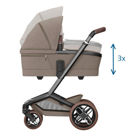 Maxi-Cosi Fame Carrycot - Twillic Truffle