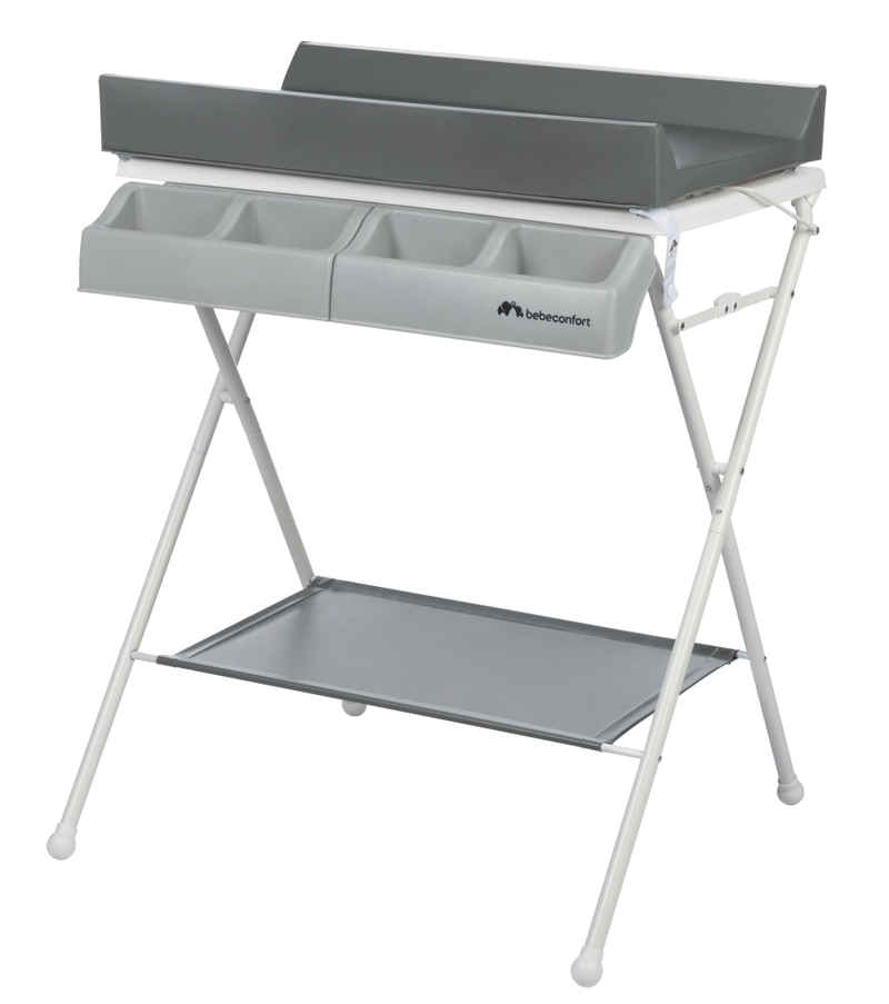 Bebeconfort Baltic Foldable Changing Unit from Birth - Mist Gray