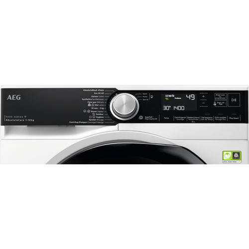 AEG LR97C168 9000 Serie AbsoluteCare® Wasmachine Voorlader 10kg