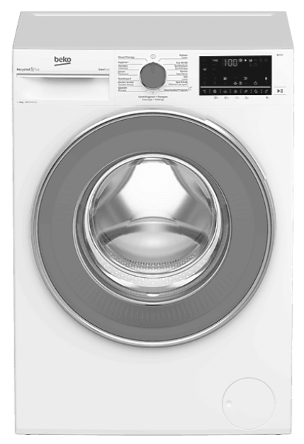 Beko B3WT5841WS Steamcure (delivery only in NL)
