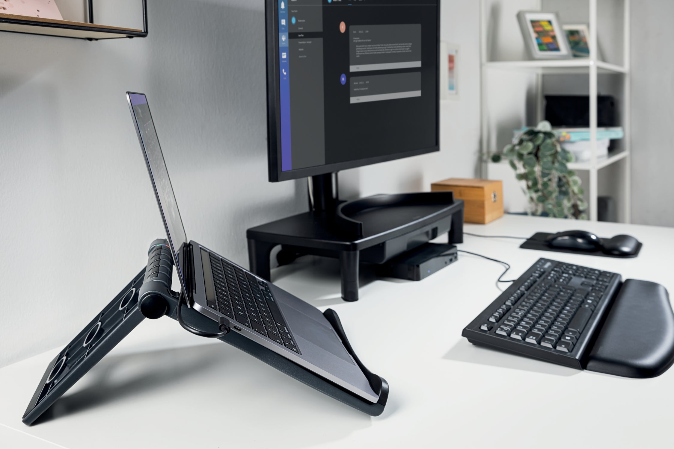 Kensignton Computer Riser Kensington SmartFit® Easy Riser™ laptop stand grey/black – Reviewclub
