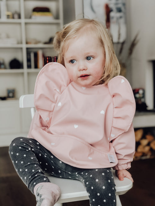 Olivia & Oliver Stockholm Bib Poppy Pink