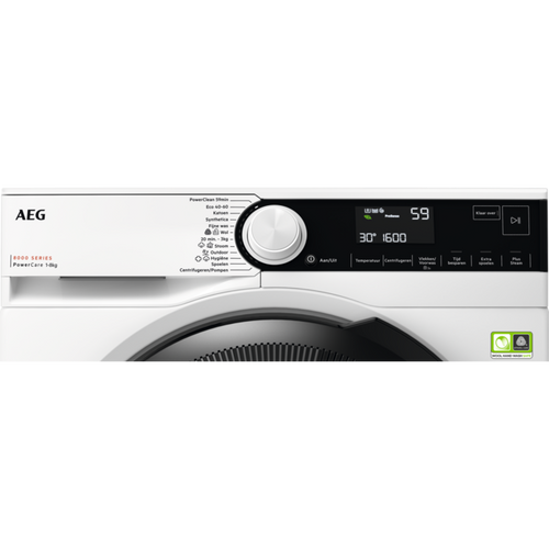 AEG LR85864 8000 SERIE POWERCARE WASMACHINE VOORLADER 8KG