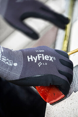 HyFlex 11-840 - multipurpose protection gloves (black)
