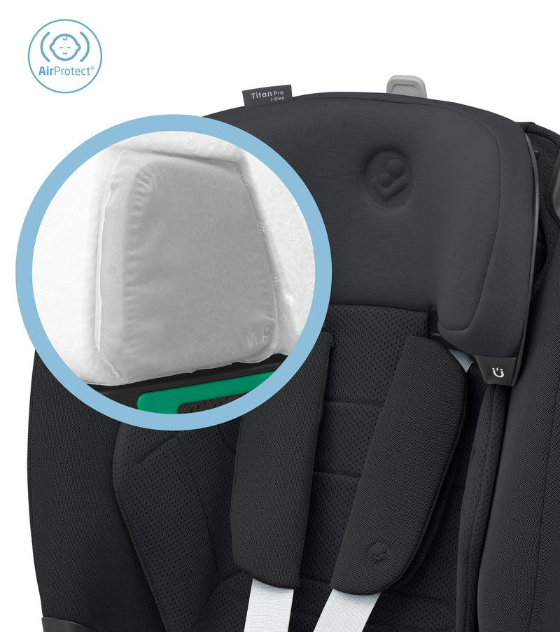 Maxi-Cosi Titan Pro i-Size multi-age car seat (from approx. 15 months up to 12 years) - Authentic Graphite