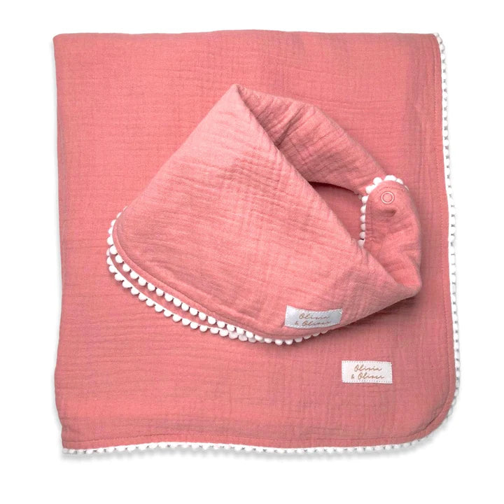 Olivia & Oliver Stockholm Blanket Felly Pink