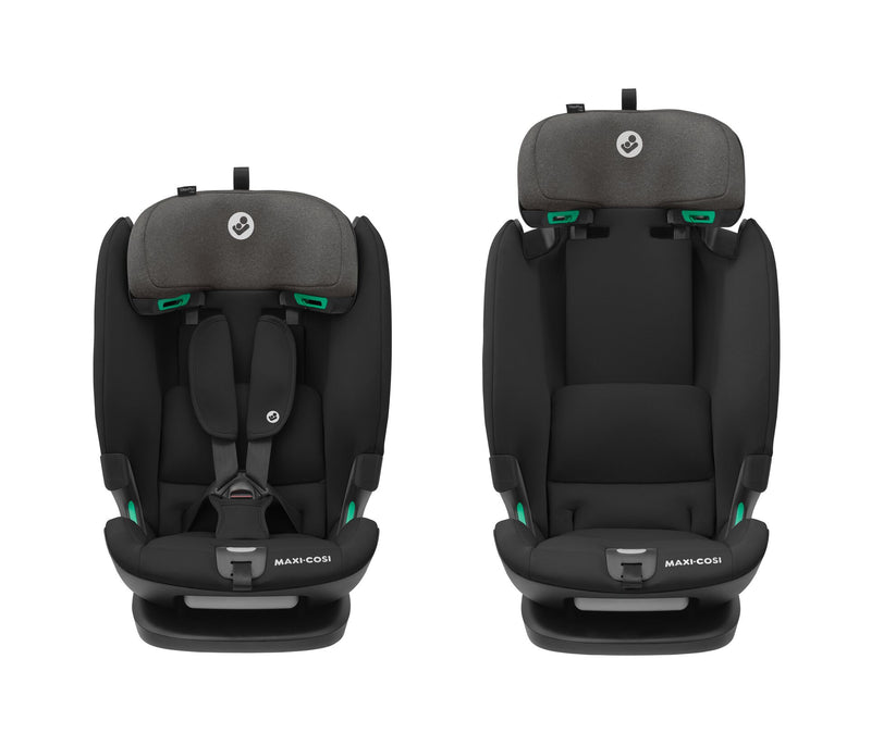 Maxi-Cosi Titan Plus i-Size multi-age, forward facing car seat (from approx. 15 months up to 12 years) - Authentic Black