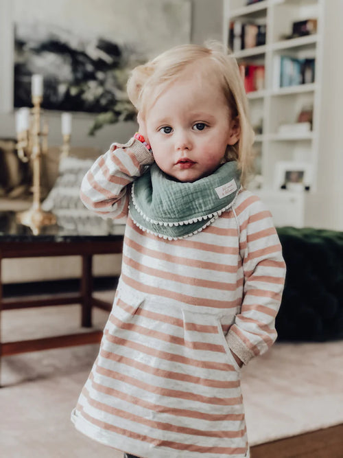 Olivia & Oliver Stockholm Drool bib Leonie Green