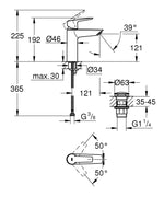 GROHE QuickFix Start Wastafelmengkraan - Chroom