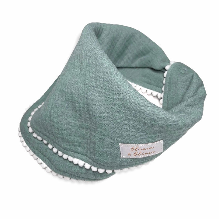 Olivia & Oliver Stockholm Drool bib Leonie Green