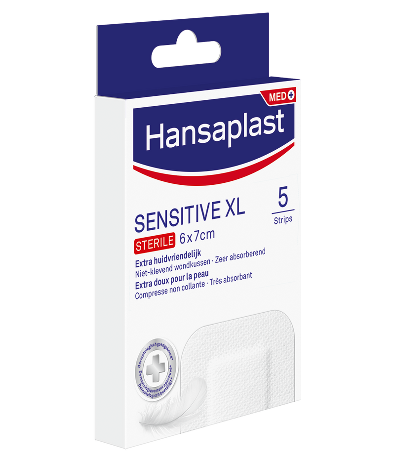 Hansaplast Sensitive XL Sterile - 5 packs