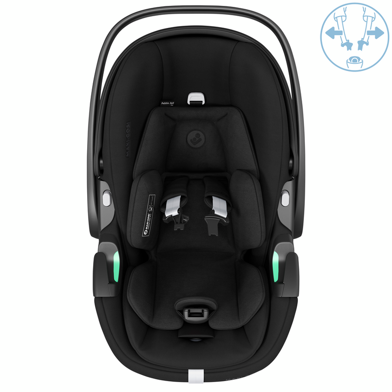Maxi-Cosi Pebble 360 Pro Car Seat (from birth up to approx. 15 months) - Essential Black