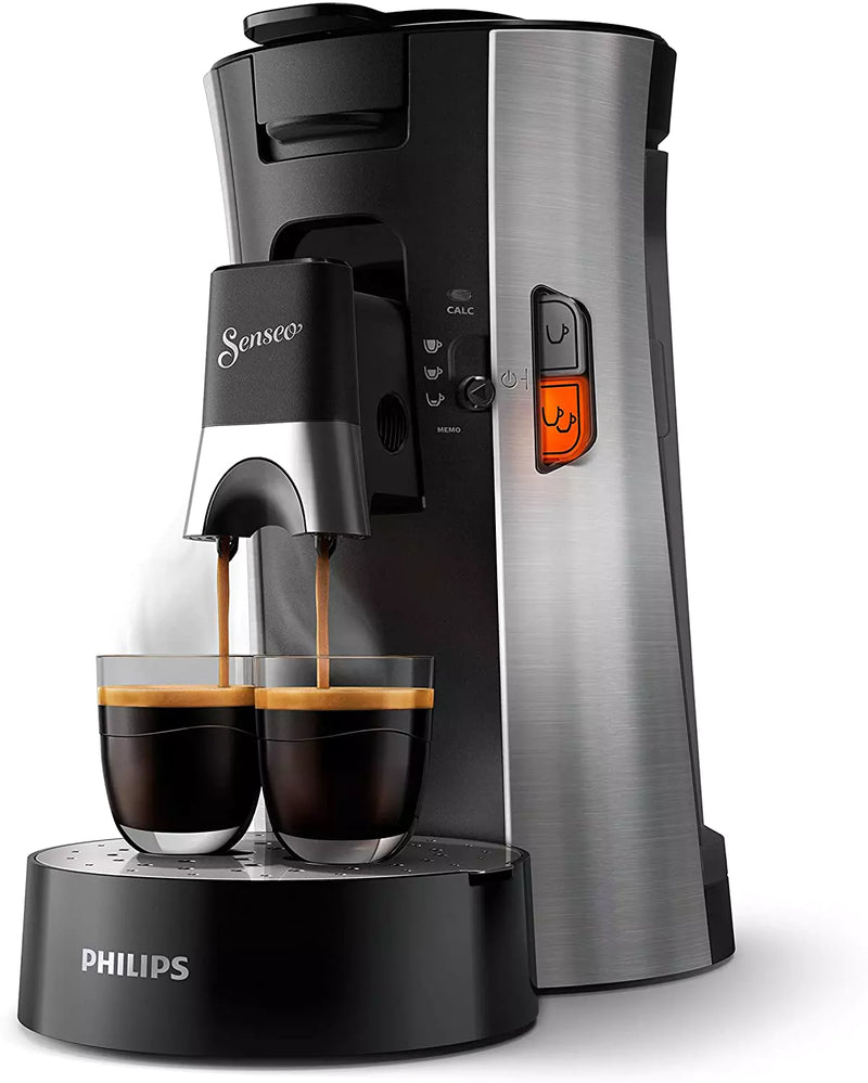 Senseo Select Premium kaffemaskin svart/rostfritt stål (CSA250/10)