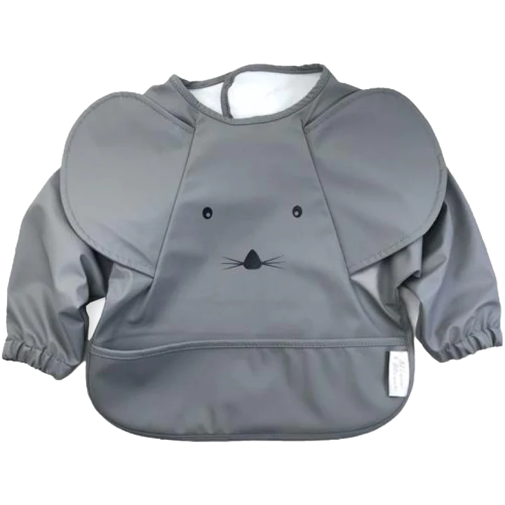 Olivia & Oliver Stockholm Bib Sixten Grey